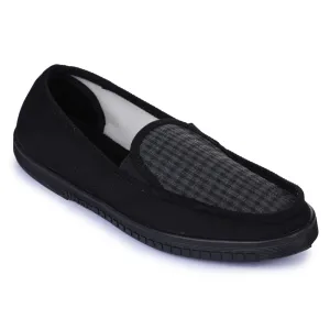 A-HA Black Casual Non Lacing Shoes For Men WALKER-E By Liberty