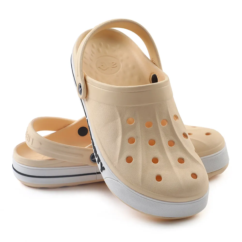 A-HA Khaki Casual Slip-on Clogs For Men LITEWALK By Liberty