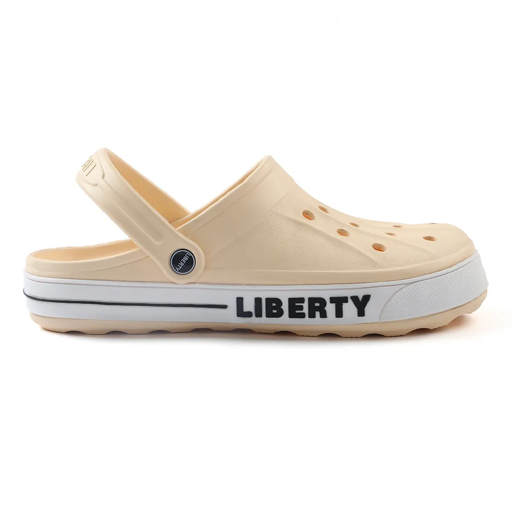 A-HA Khaki Casual Slip-on Clogs For Men LITEWALK By Liberty