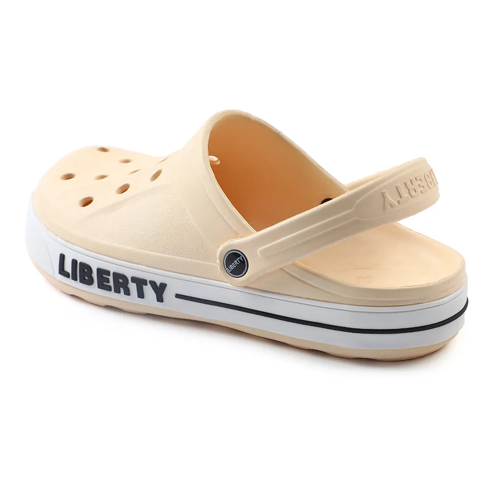 A-HA Khaki Casual Slip-on Clogs For Men LITEWALK By Liberty