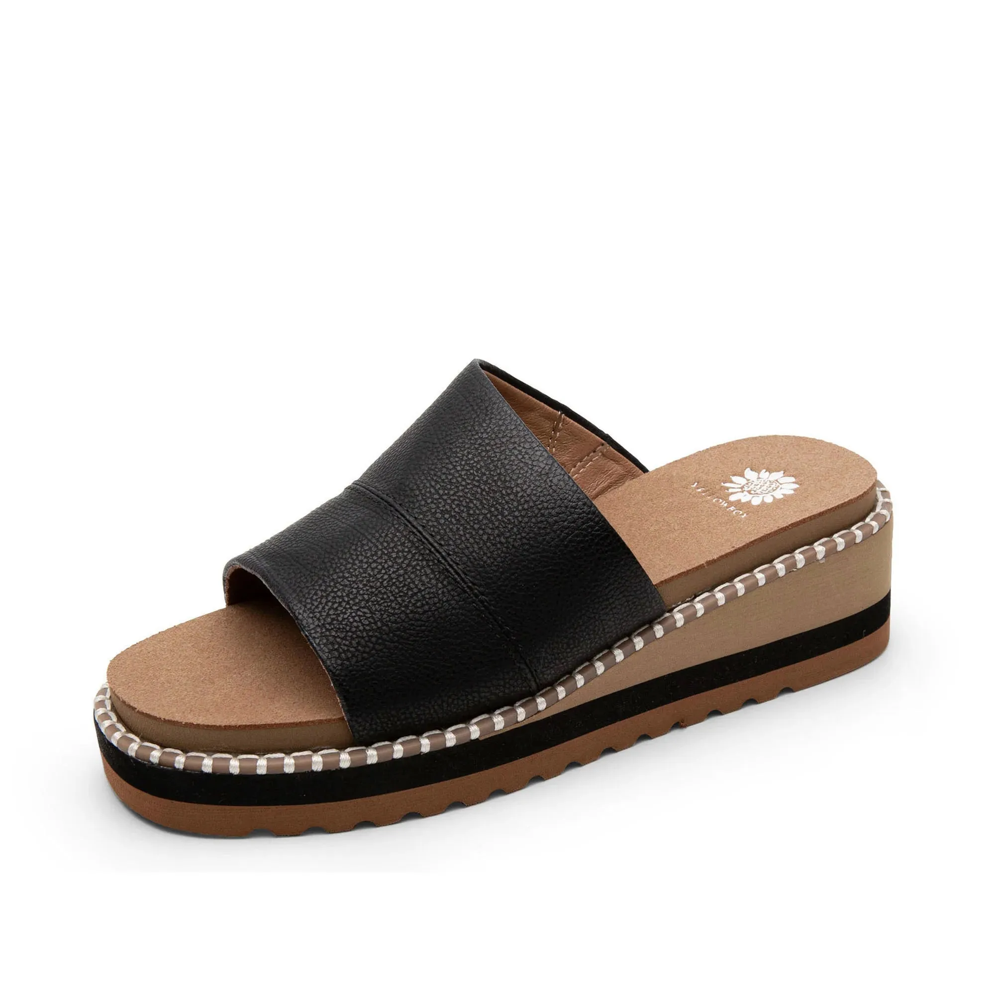 Ayama Wedge Sandal | Yellow Box