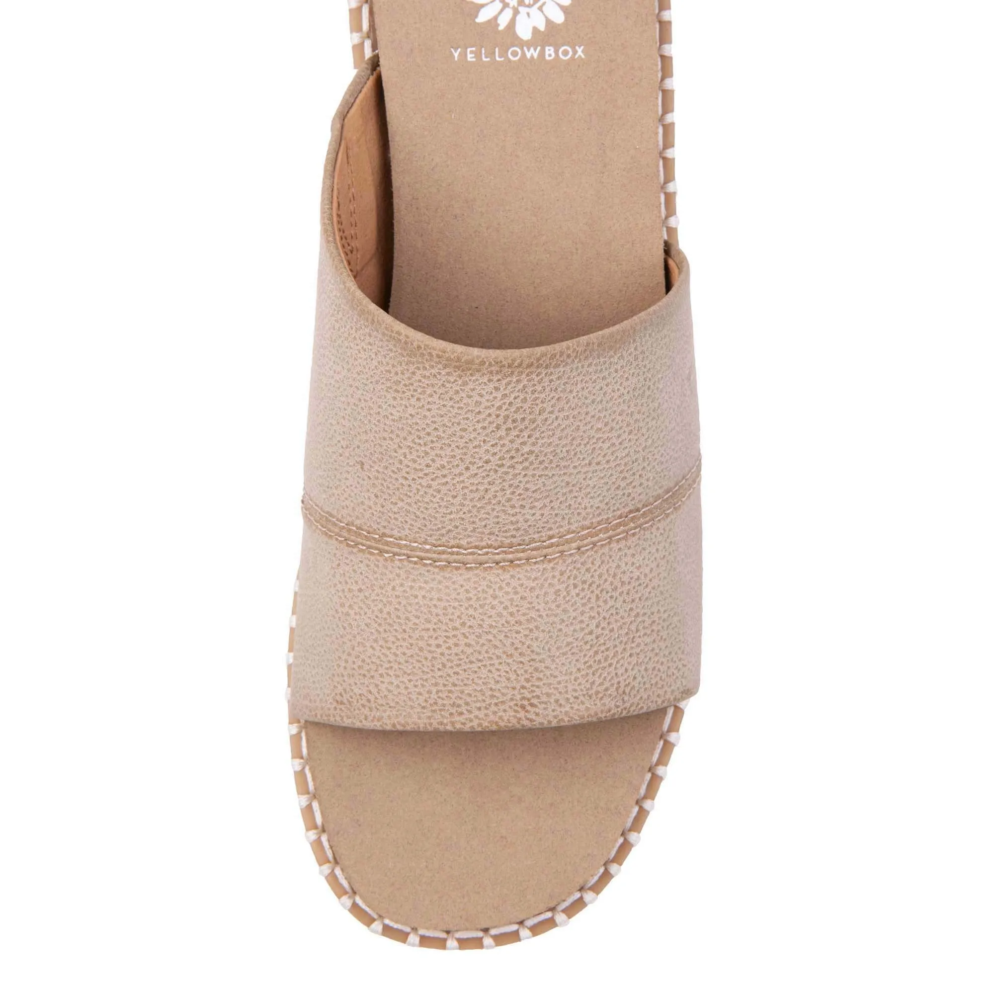 Ayama Wedge Sandal | Yellow Box