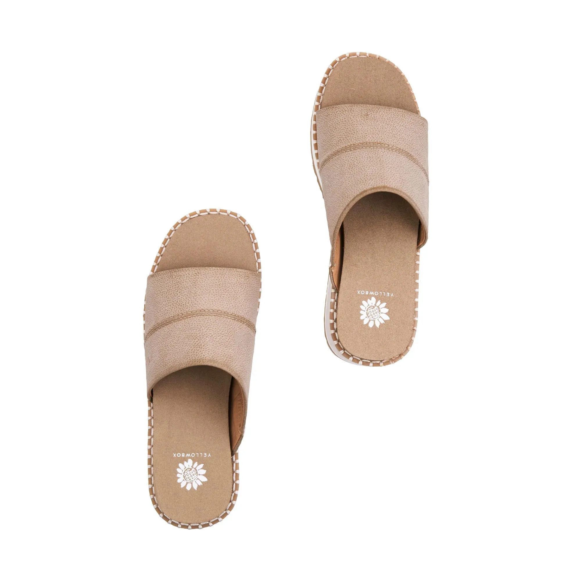 Ayama Wedge Sandal | Yellow Box