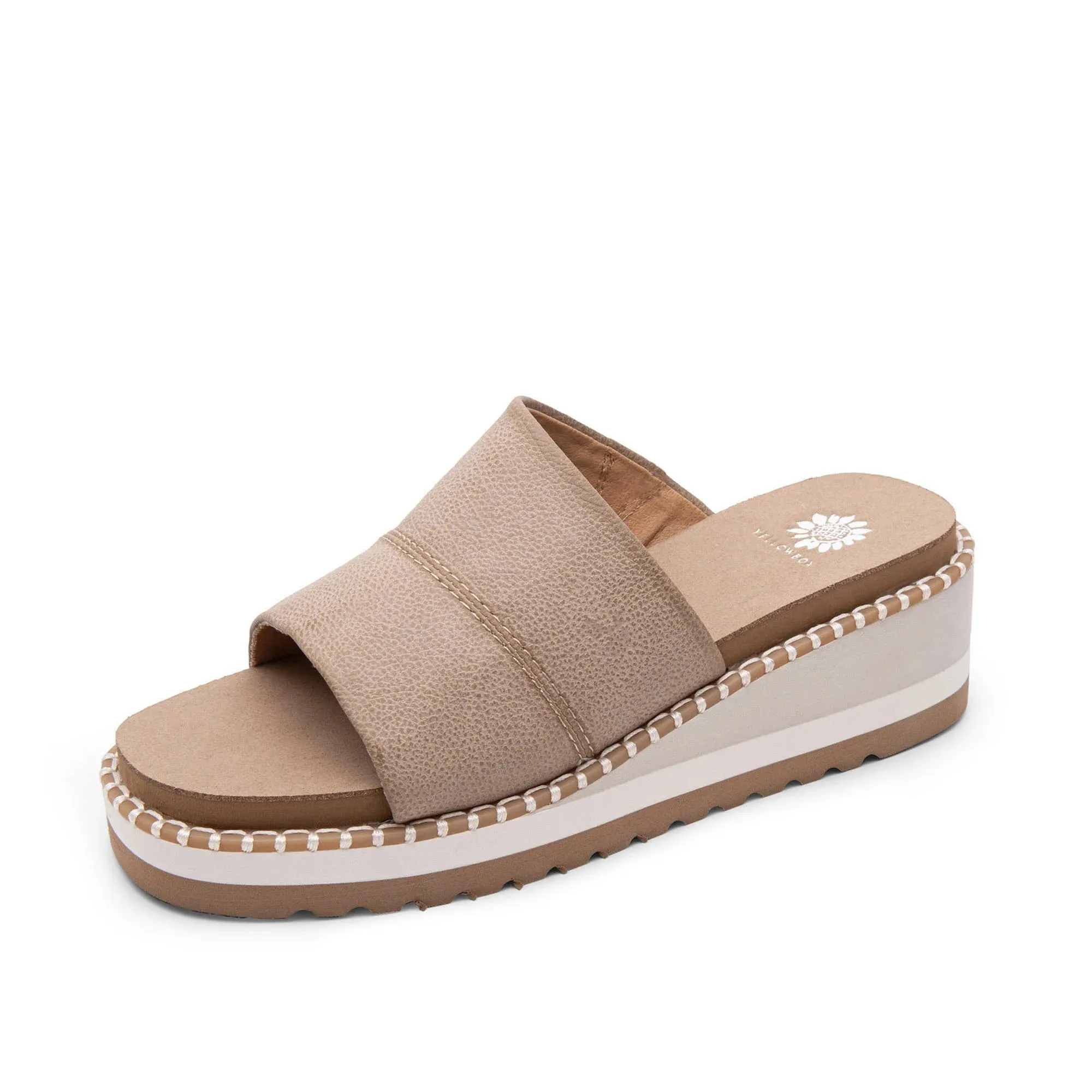 Ayama Wedge Sandal | Yellow Box