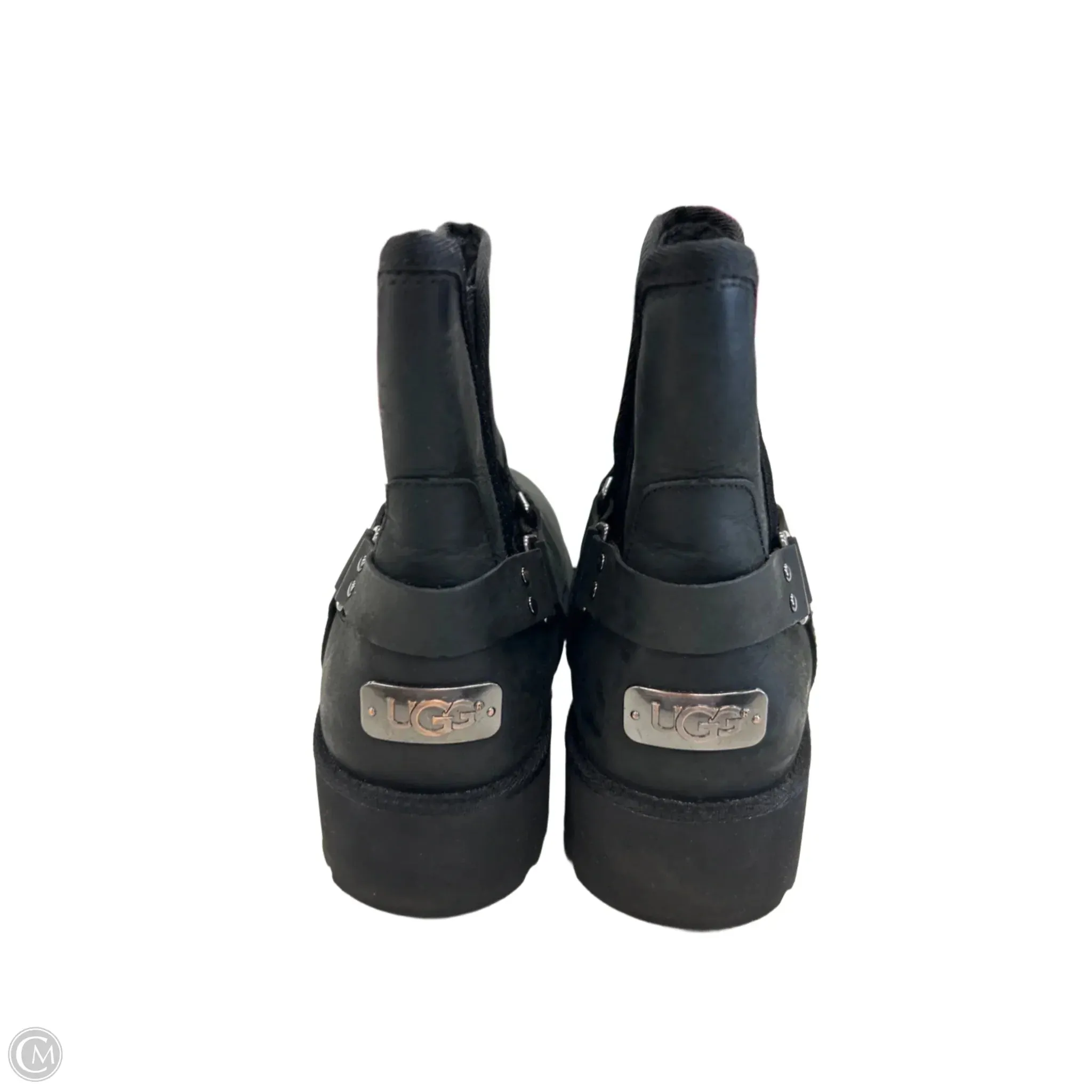 Boots Designer By Ugg In Black, Size: 8