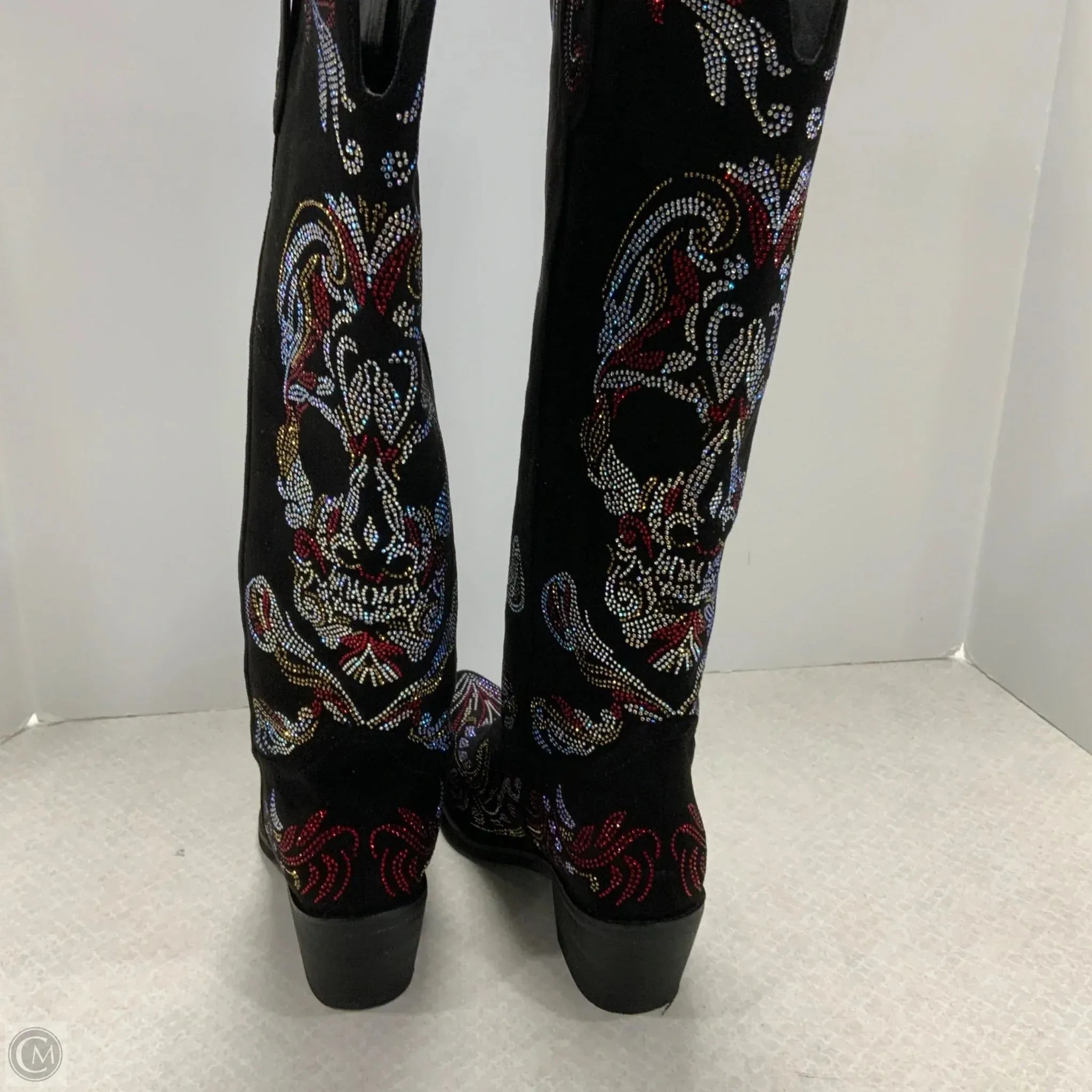 Boots Western By wet kiss  In Black, Size: 7