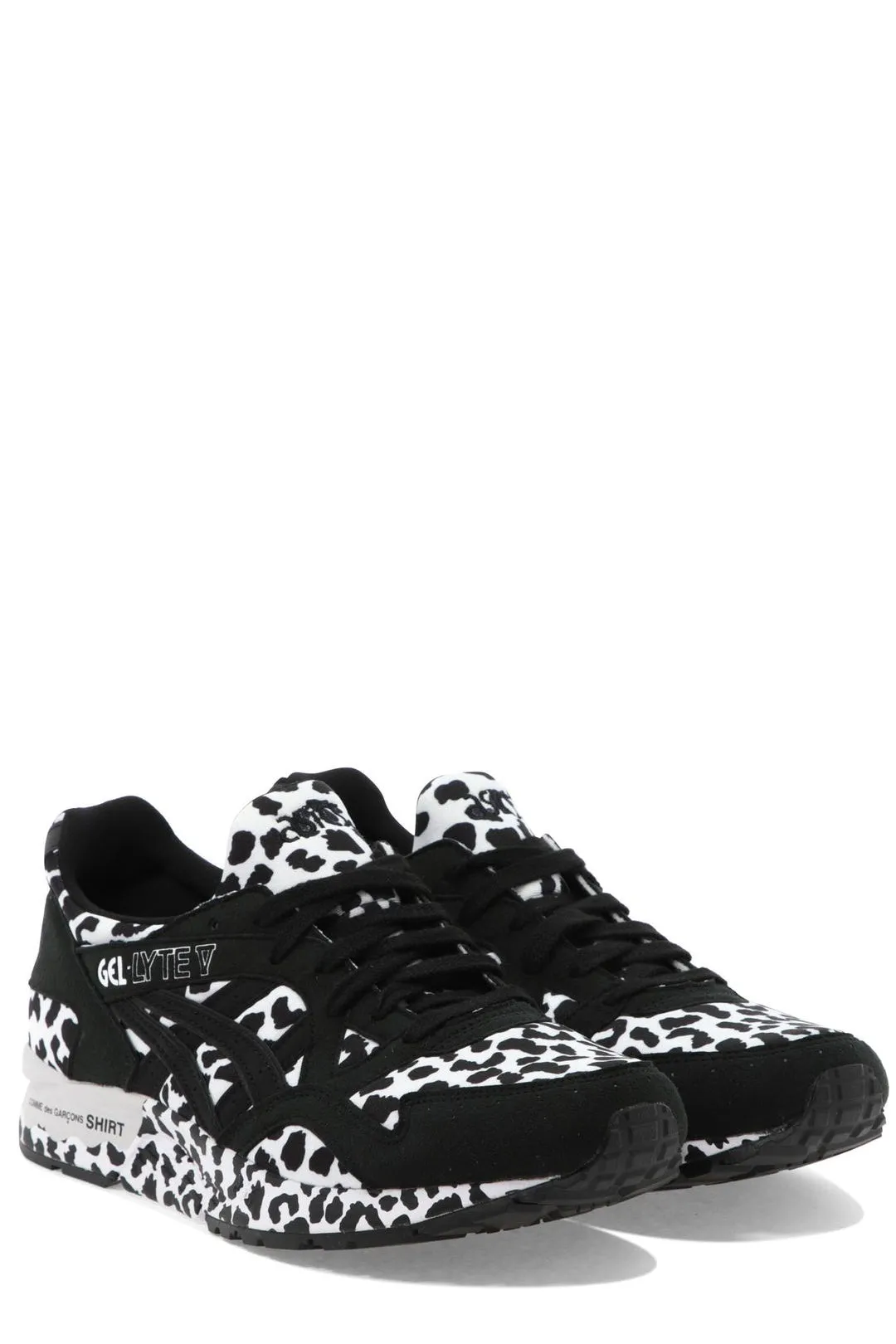 Comme des Garçons Shirt X Asics Leopard Printed Sneakers