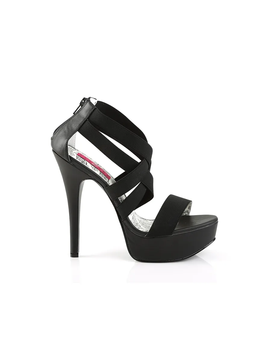Elastic Band Platform Heels