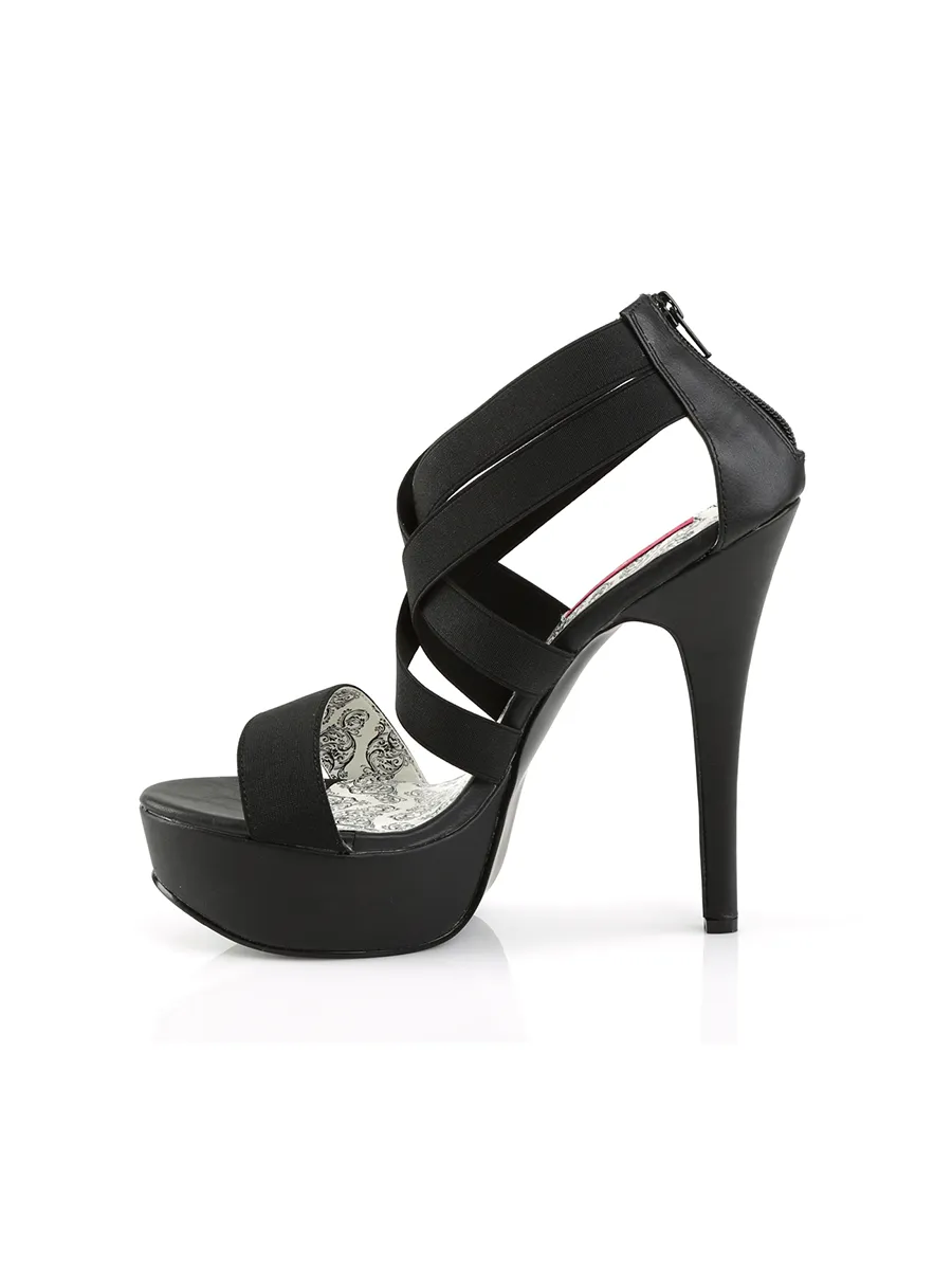 Elastic Band Platform Heels