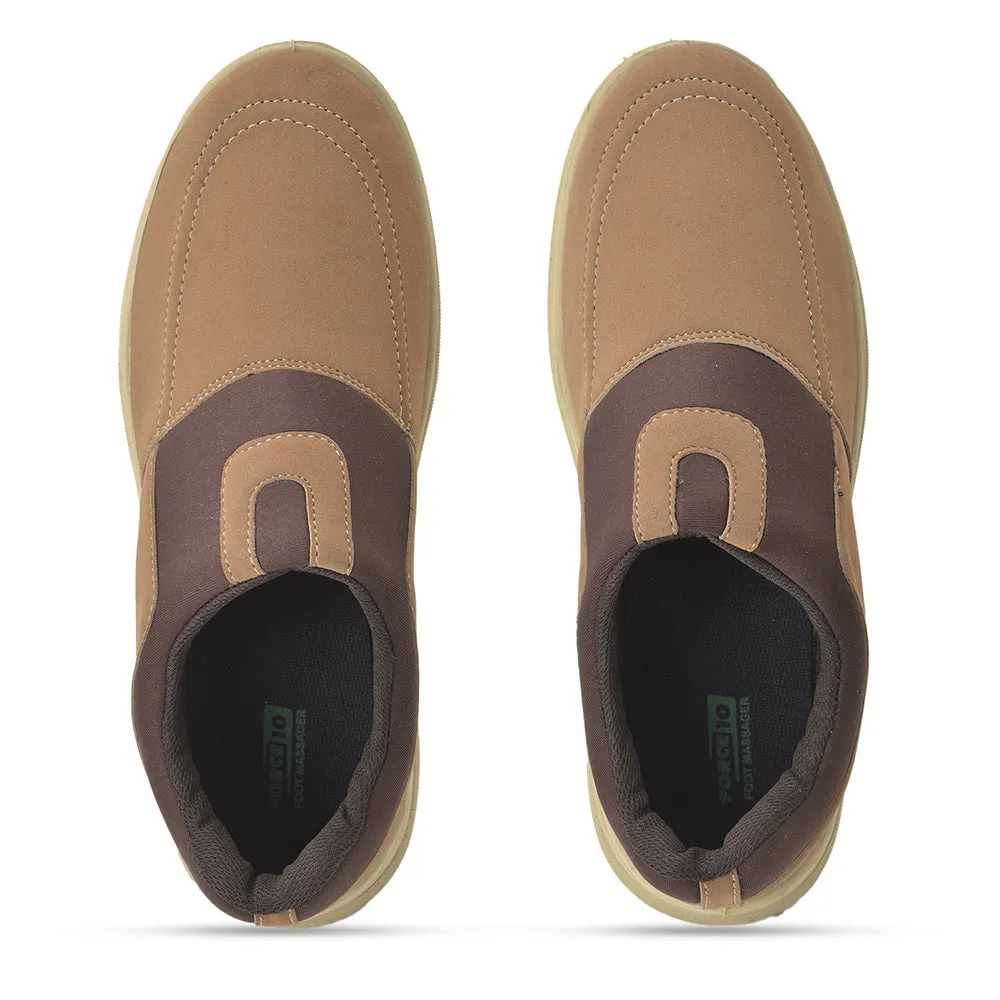 Force 10 Men's Tan Casual Non Lacing (STEPHEN-22)