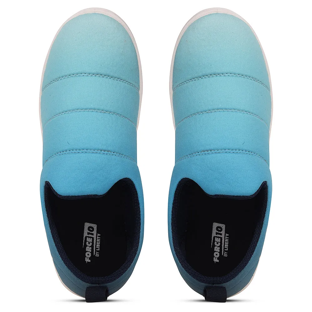 Force 10 Sea Green Casual Non Lacing Slip-on Shoes For Women HARVEY-50E By Liberty