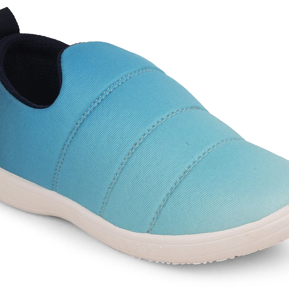 Force 10 Sea Green Casual Non Lacing Slip-on Shoes For Women HARVEY-50E By Liberty