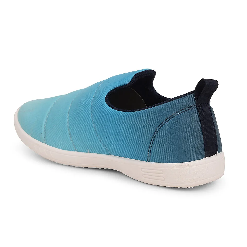 Force 10 Sea Green Casual Non Lacing Slip-on Shoes For Women HARVEY-50E By Liberty