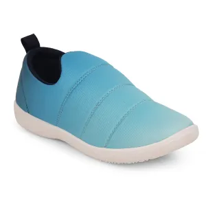 Force 10 Sea Green Casual Non Lacing Slip-on Shoes For Women HARVEY-50E By Liberty