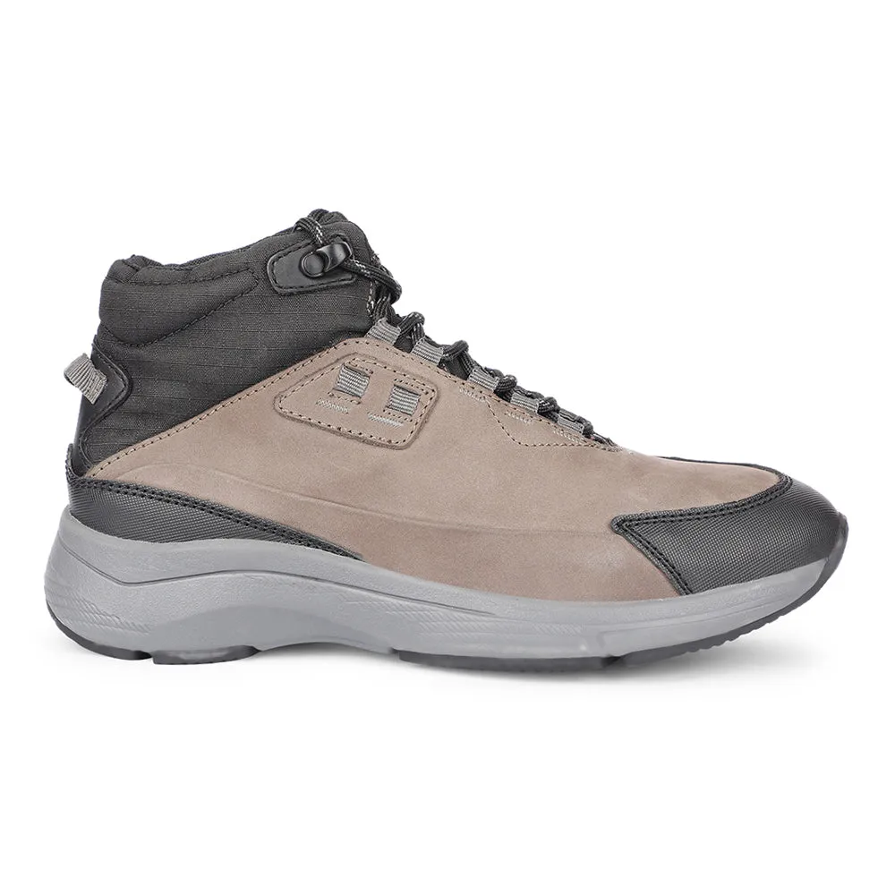 Healers Casual Grey Lacing Shoes For Men A576-01 By Liberty