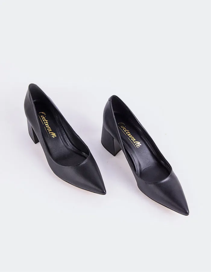 Josephine Black Leather