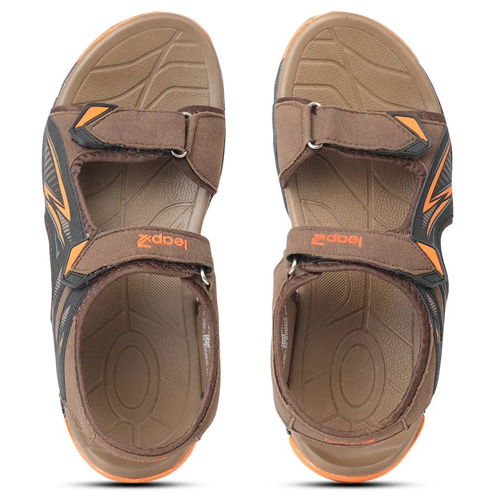 Leap7x Casual Brown Sandal For Men BLAIR-12E By Liberty