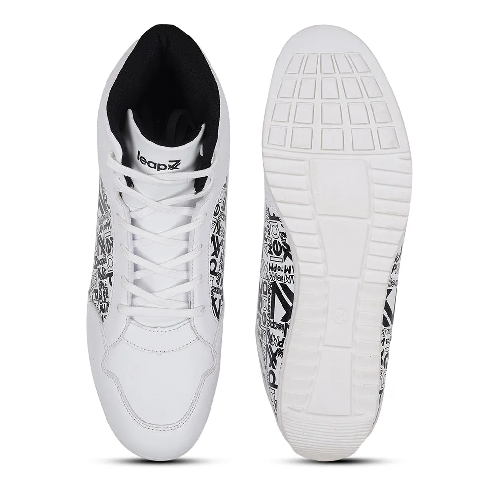 Leap7x Casual White Lacing Sneakers DUCANI-3E By Liberty