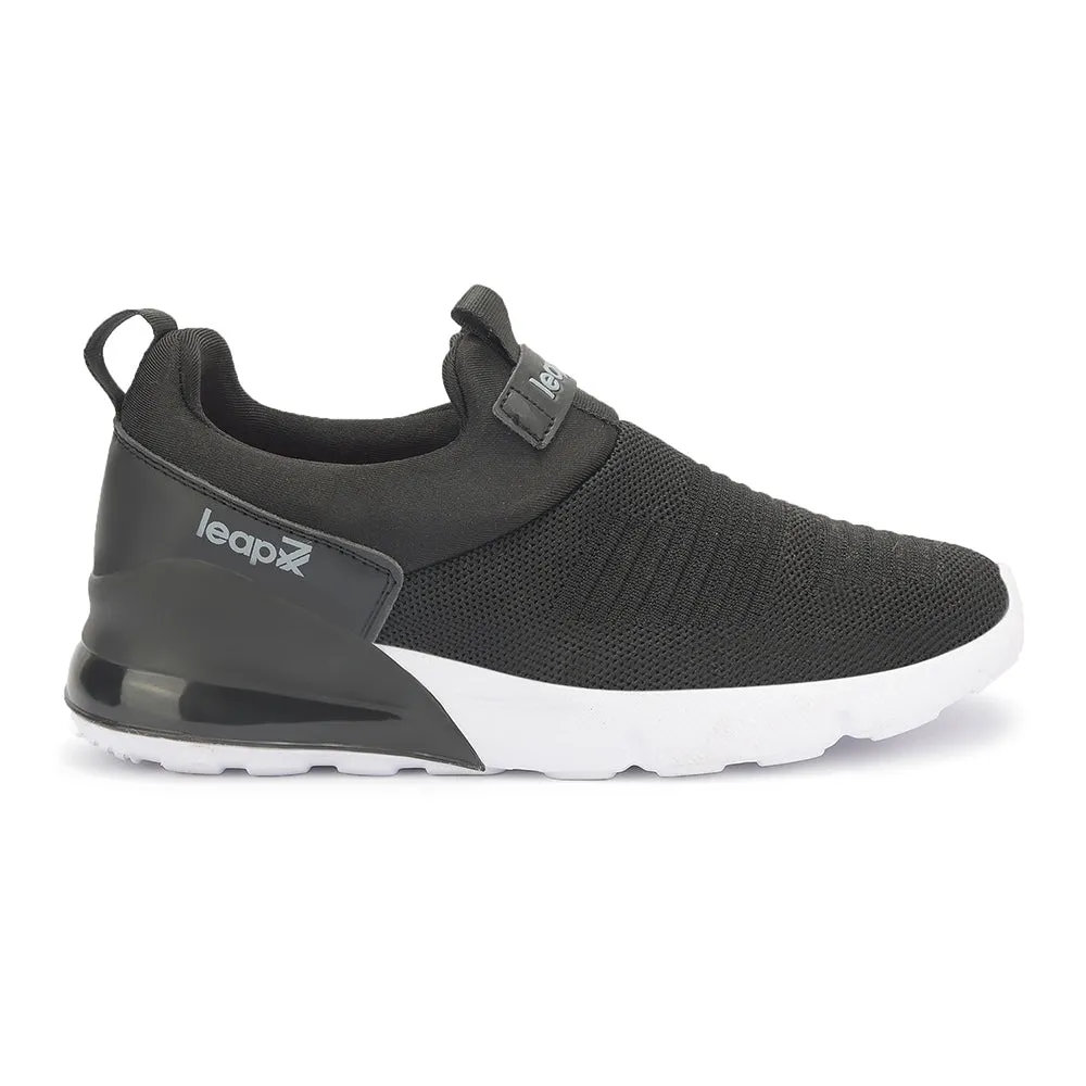 Leap7x Non Lacing Black Casual Slip on Shoes For Women TRISK-01 By Liberty