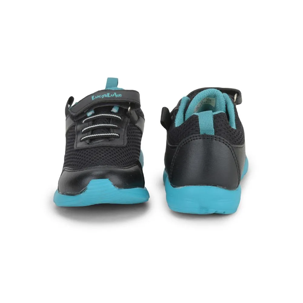 Lucy & Luke (Blue) Casual Non Lacing Shoes For Kids KSN-32 By Liberty