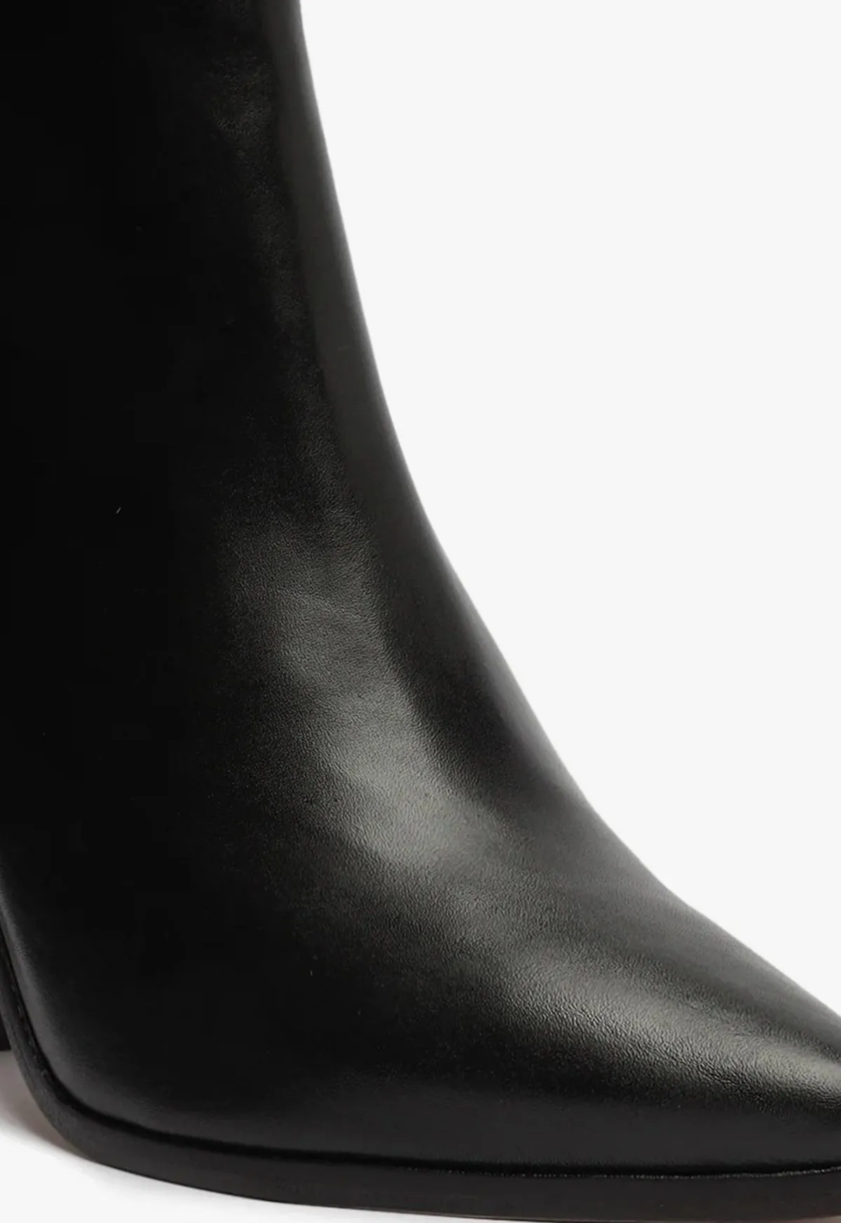Magali Block Leather Bootie
