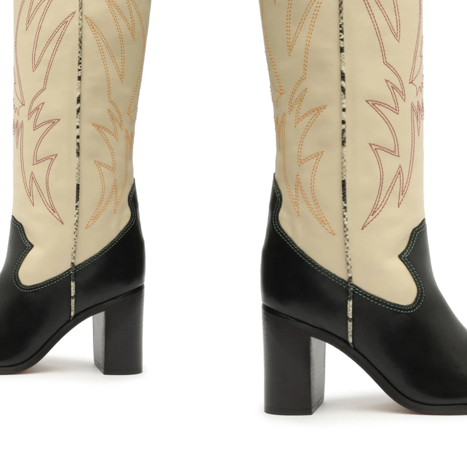 Maryana Block West Leather Boot