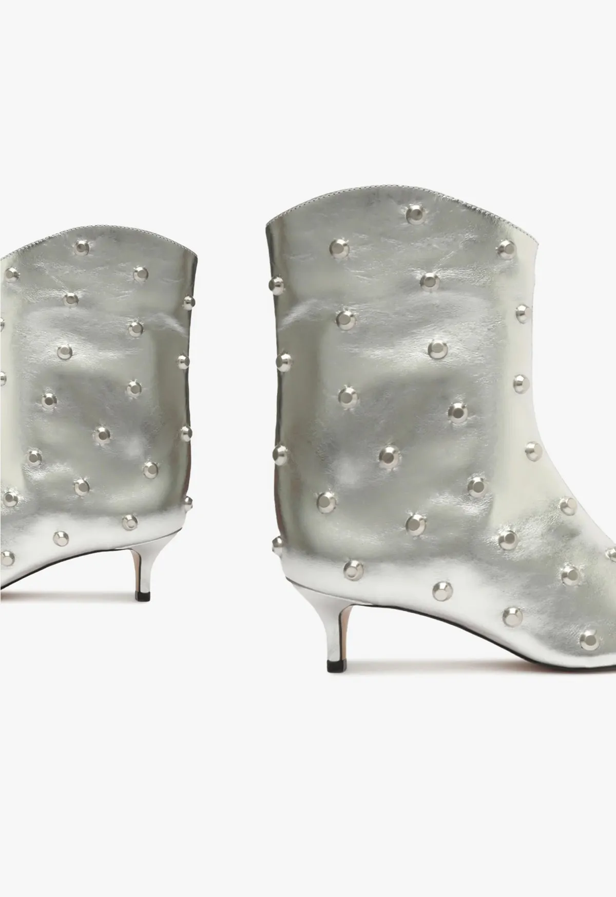 Maryann Metallic Leather Bootie