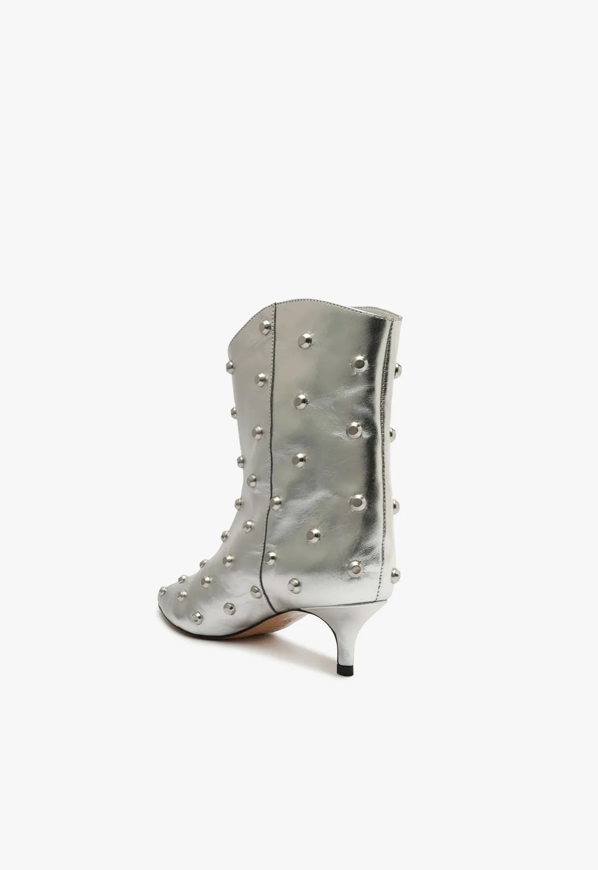 Maryann Metallic Leather Bootie