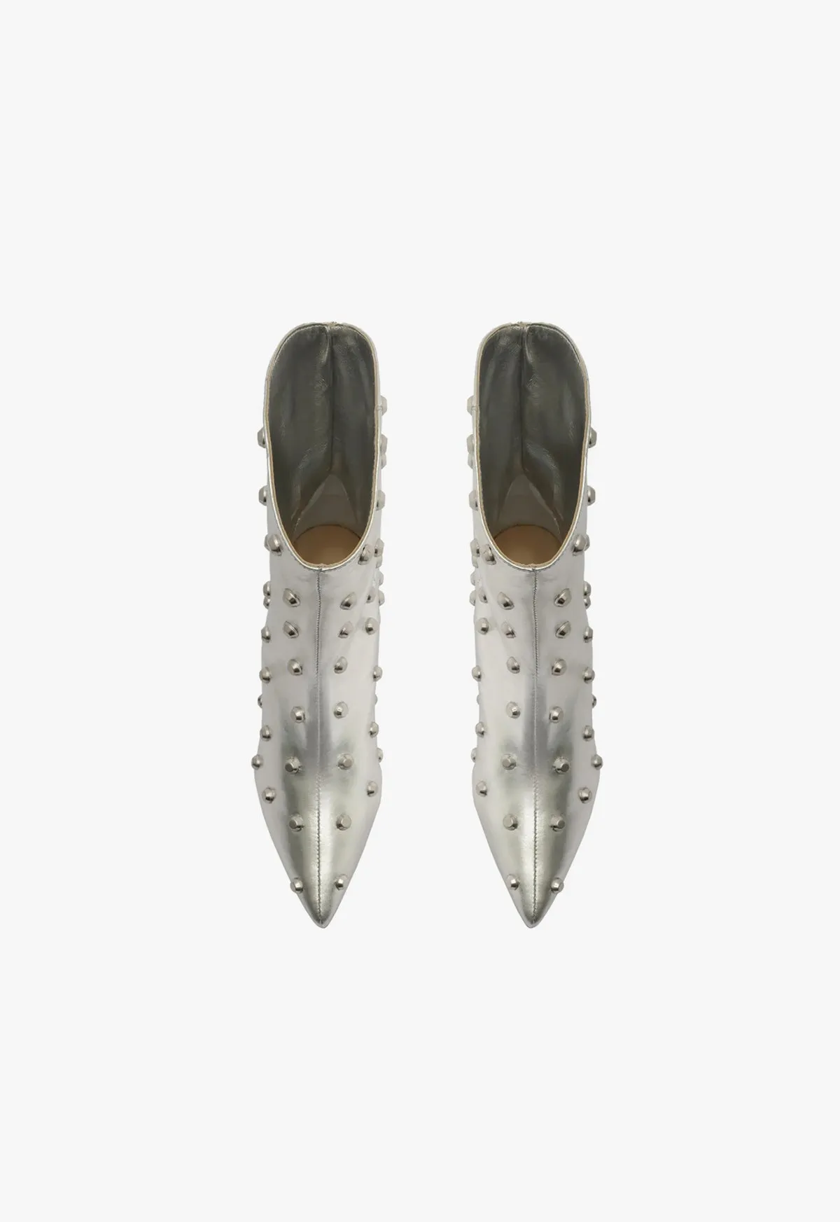 Maryann Metallic Leather Bootie
