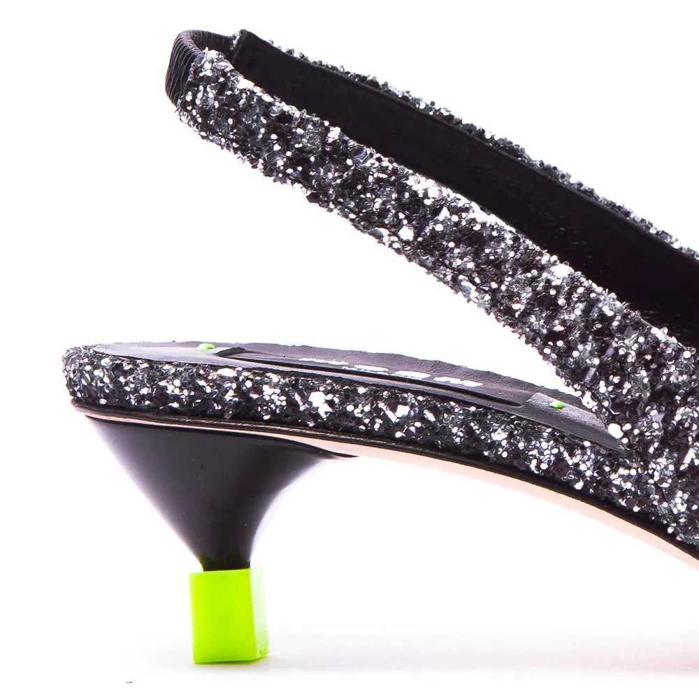 Msgm Iconic Heels Black/White