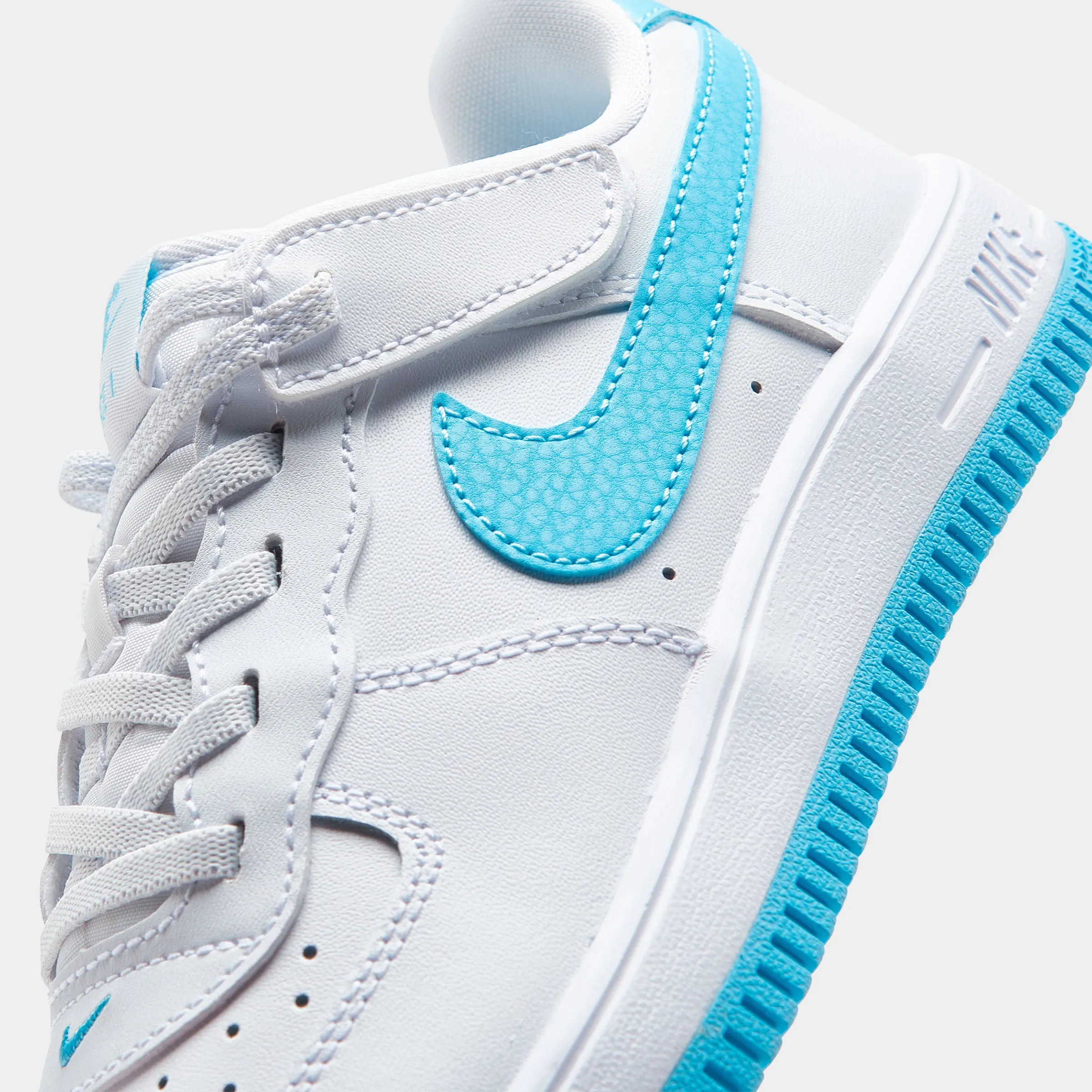 Nike Air Force 1 Low Easyon PS White / Aquarius Blue - White