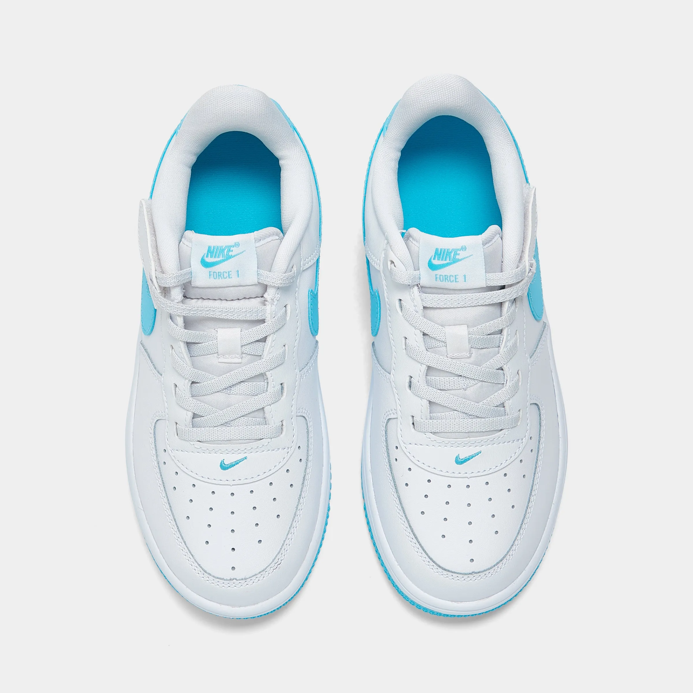 Nike Air Force 1 Low Easyon PS White / Aquarius Blue - White