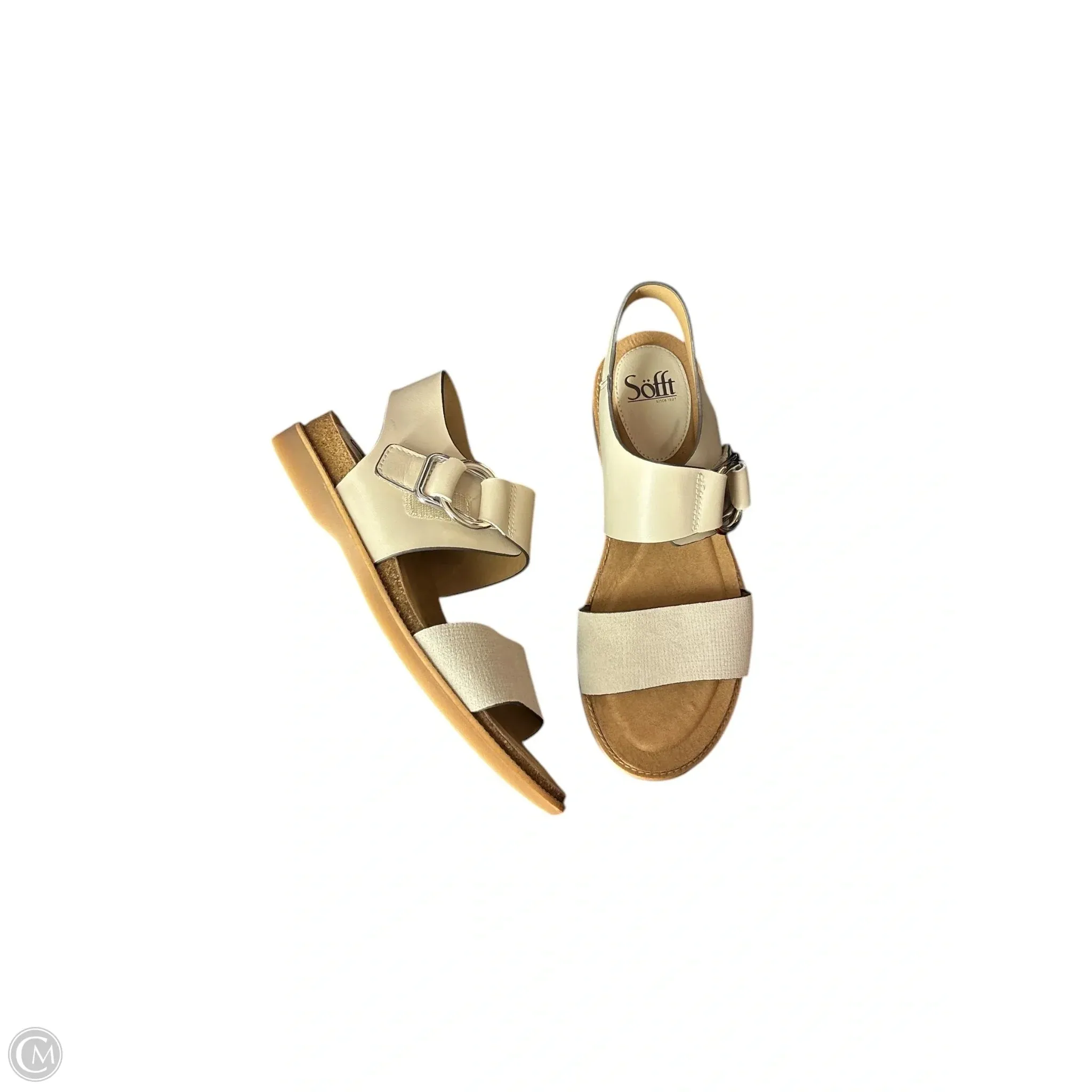 Sandals Flats By Sofft In Tan, Size: 9.5