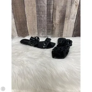 Sandals Flats By Steve Madden In Black, Size: 8