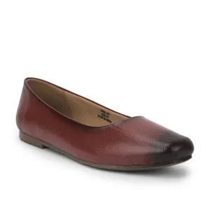 Senorita Casual (Cherry) Ballerina Shoes For Ladies MDL-51 By Liberty