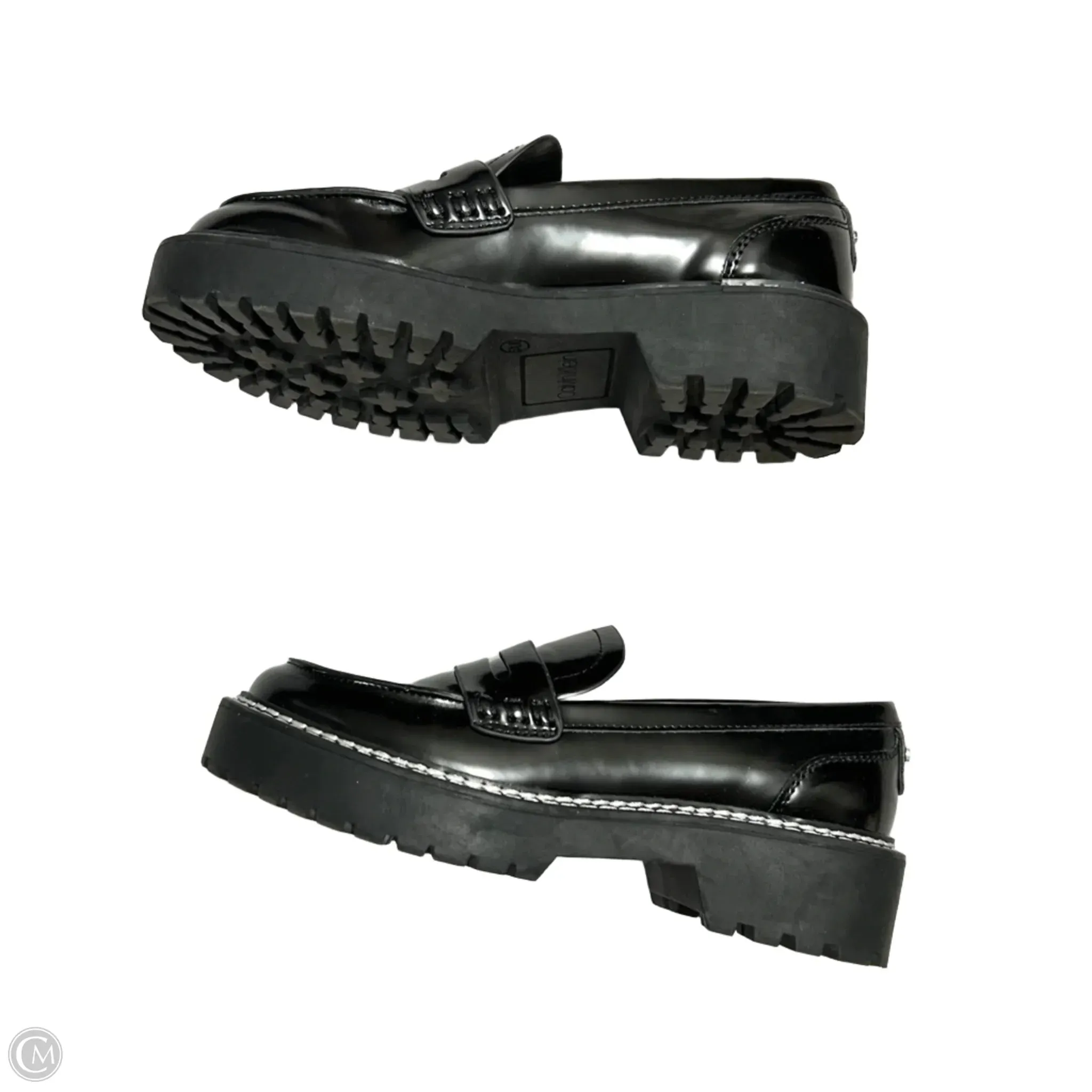 Shoes Flats By Calvin Klein In Black, Size: 5.5