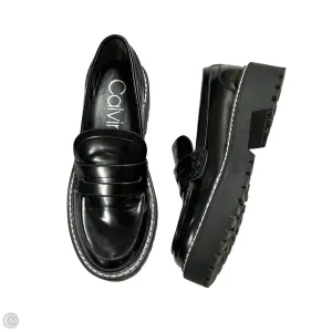 Shoes Flats By Calvin Klein In Black, Size: 5.5