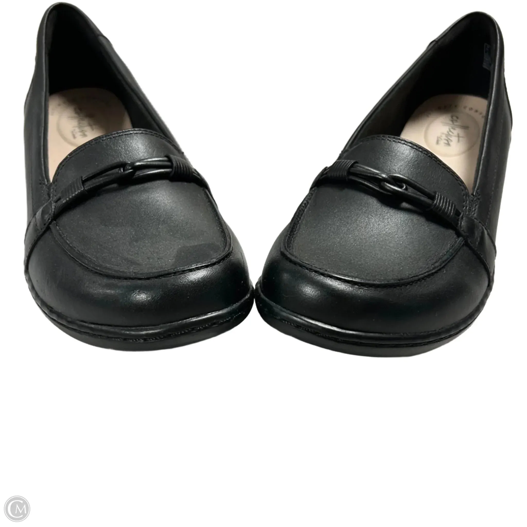 Shoes Flats By Clarks In Black, Size: 9