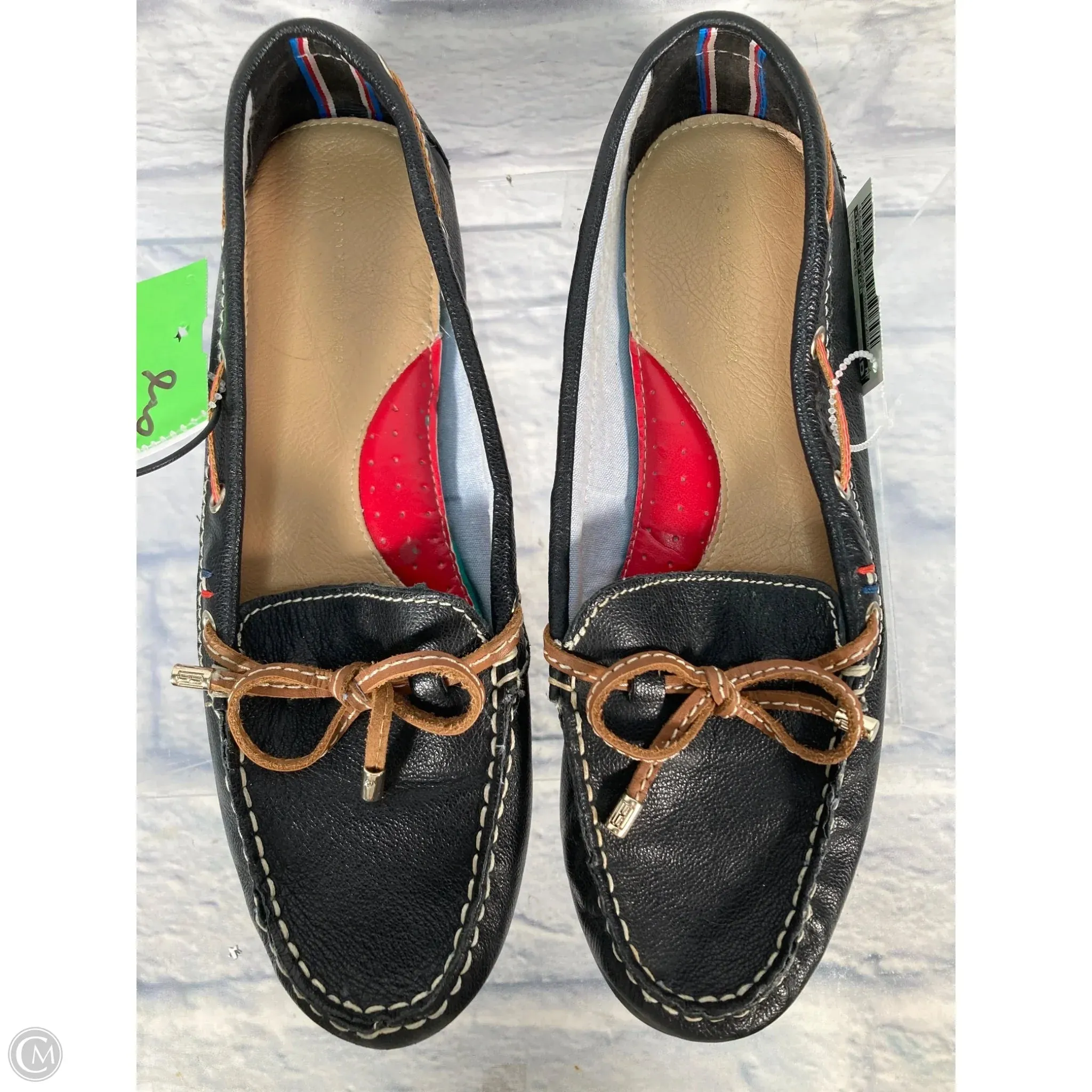 Shoes Flats By Tommy Hilfiger In Black, Size: 9.5