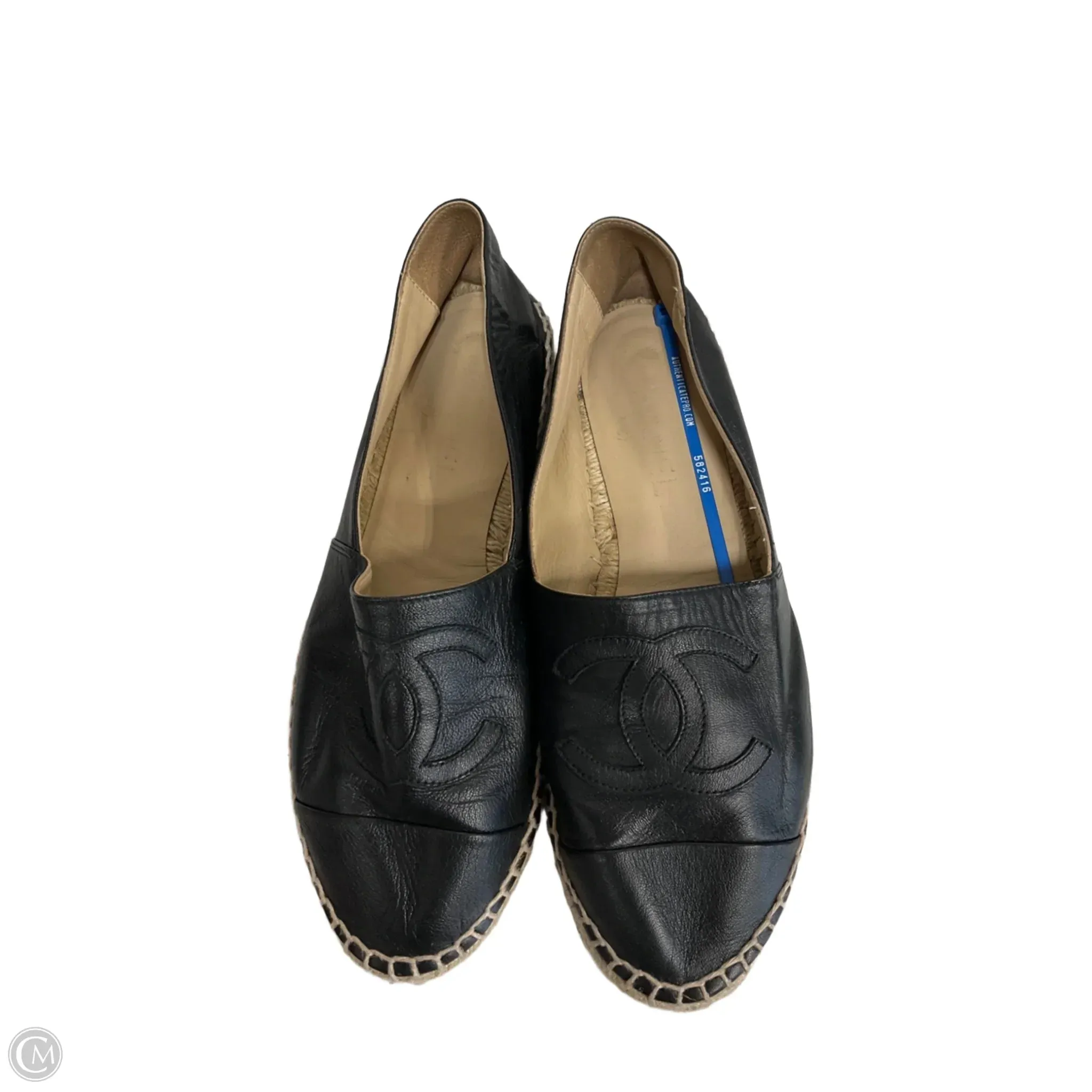 Shoes Luxury Designer By Chanel In Black, Size: 8.5