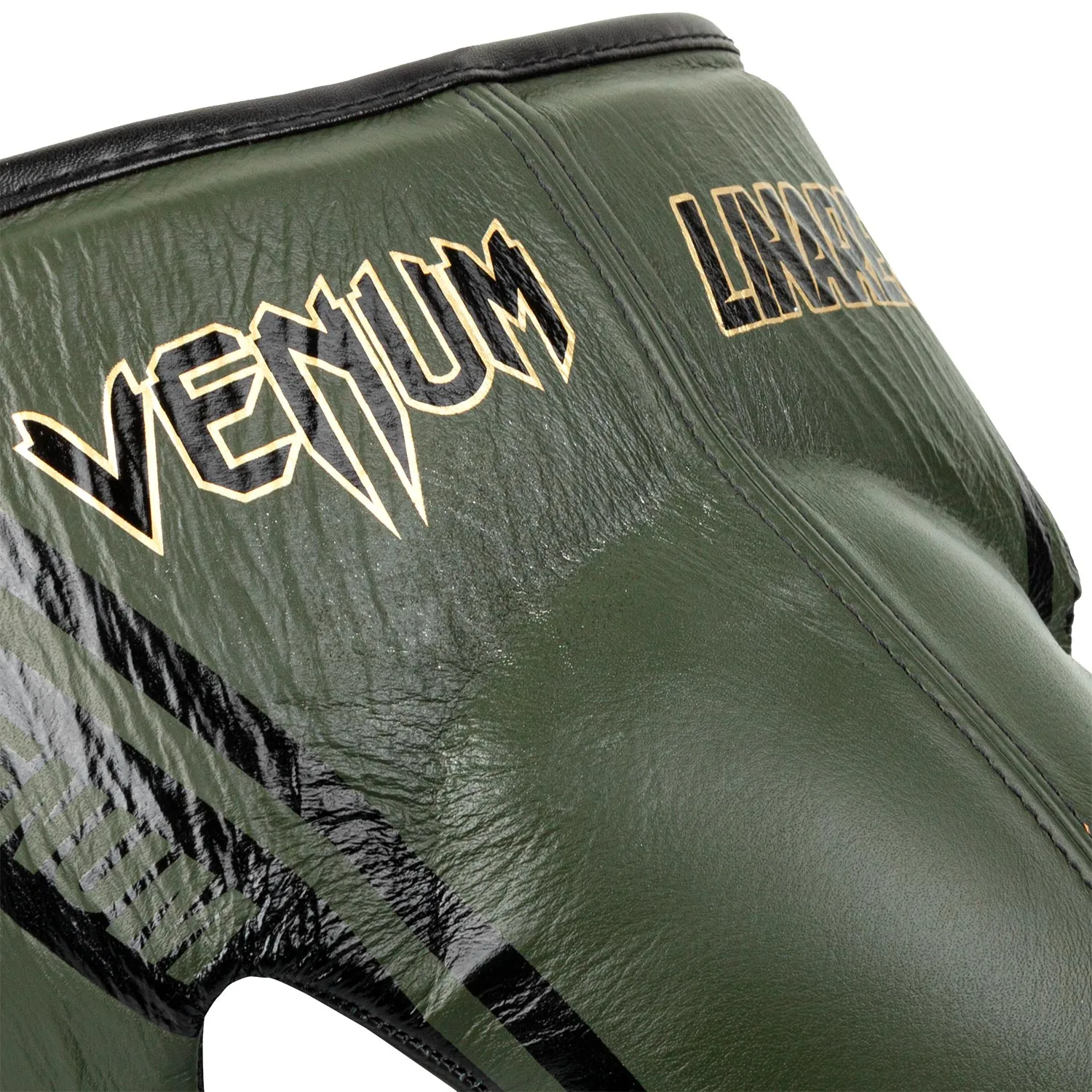 Venum Pro Boxing Protective Cup Linares Edition - With Laces - Khaki/Black/Gold