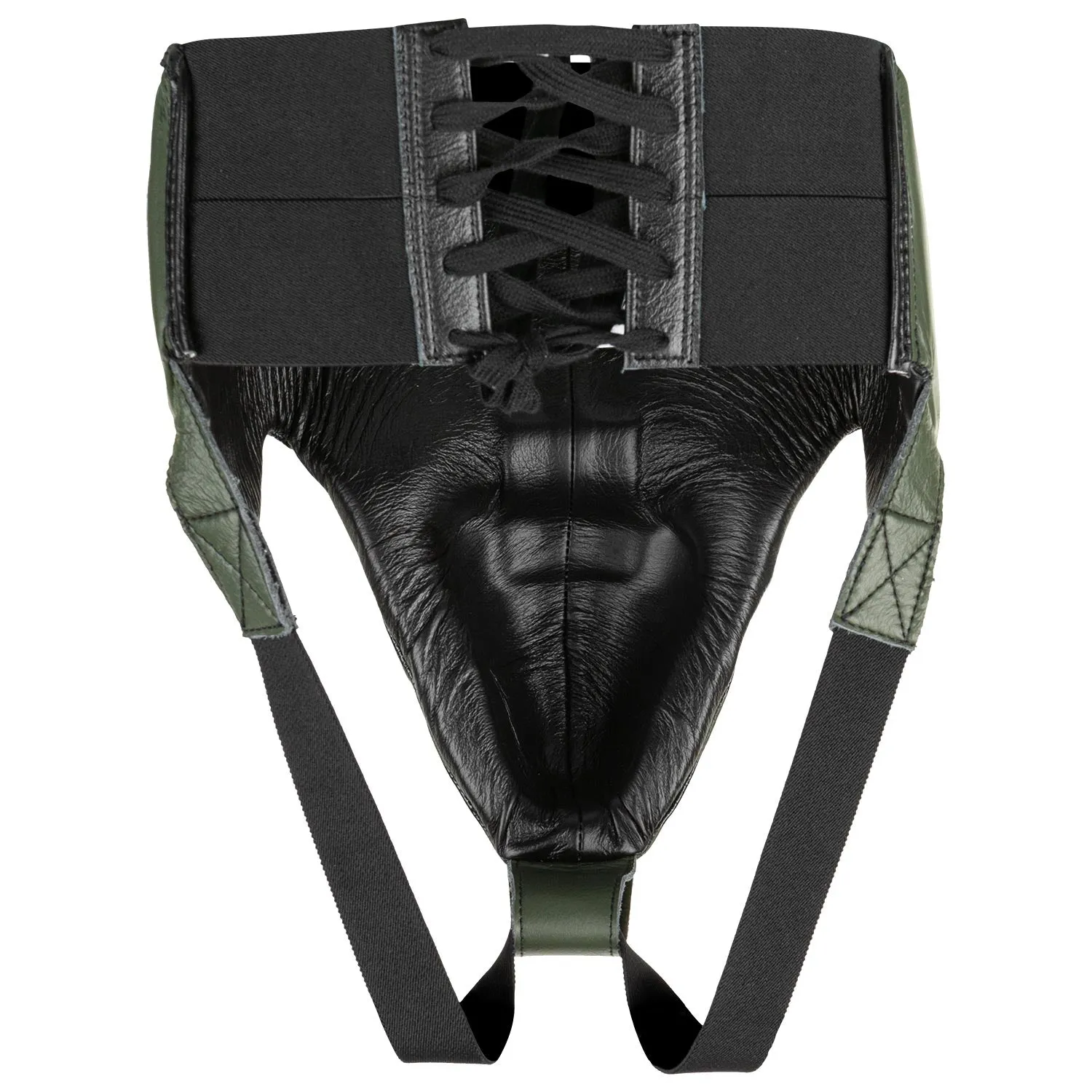 Venum Pro Boxing Protective Cup Linares Edition - With Laces - Khaki/Black/Gold