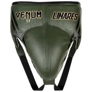 Venum Pro Boxing Protective Cup Linares Edition - With Laces - Khaki/Black/Gold