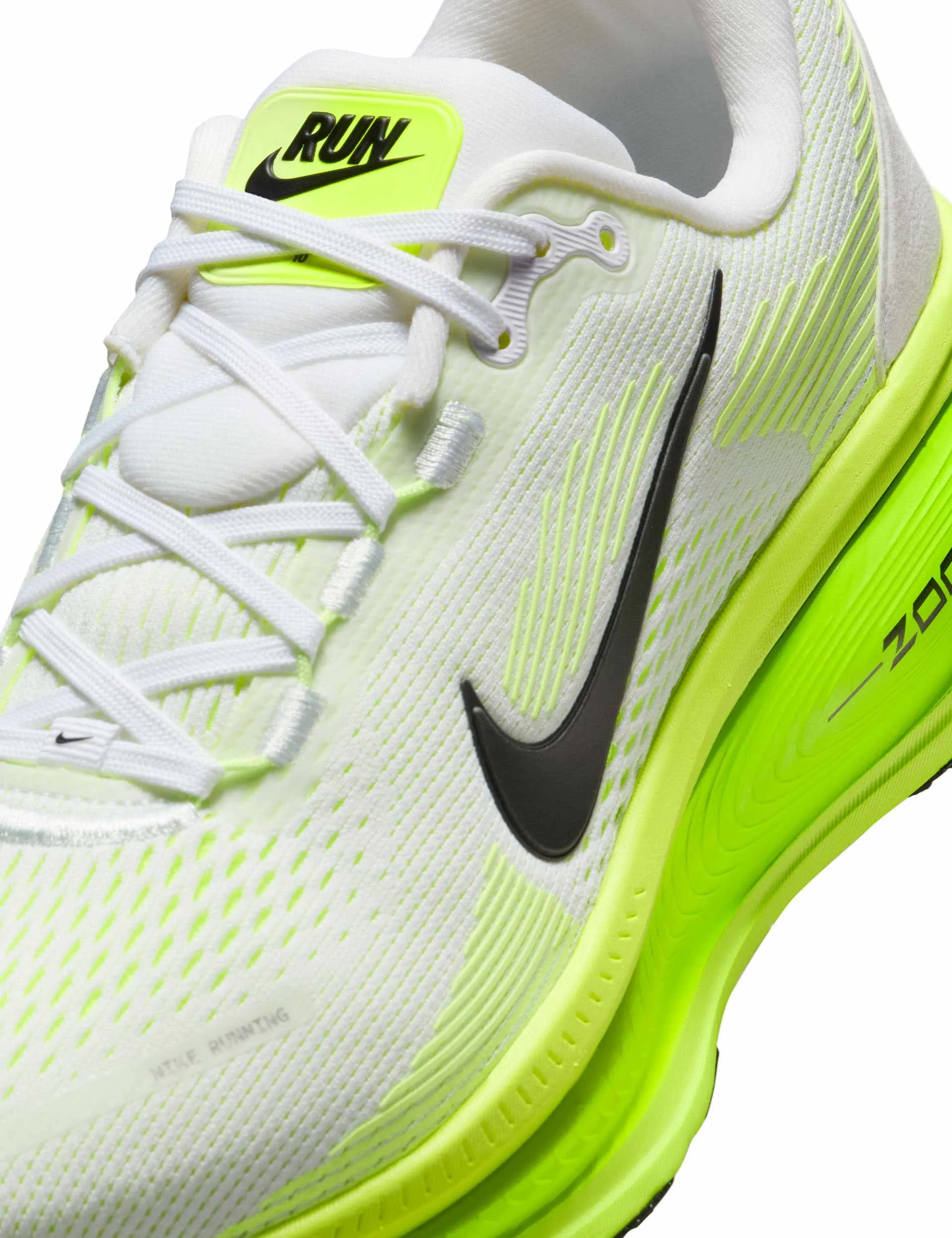 Vomero 18 Running Shoes - White/Electric Green/Volt/Black